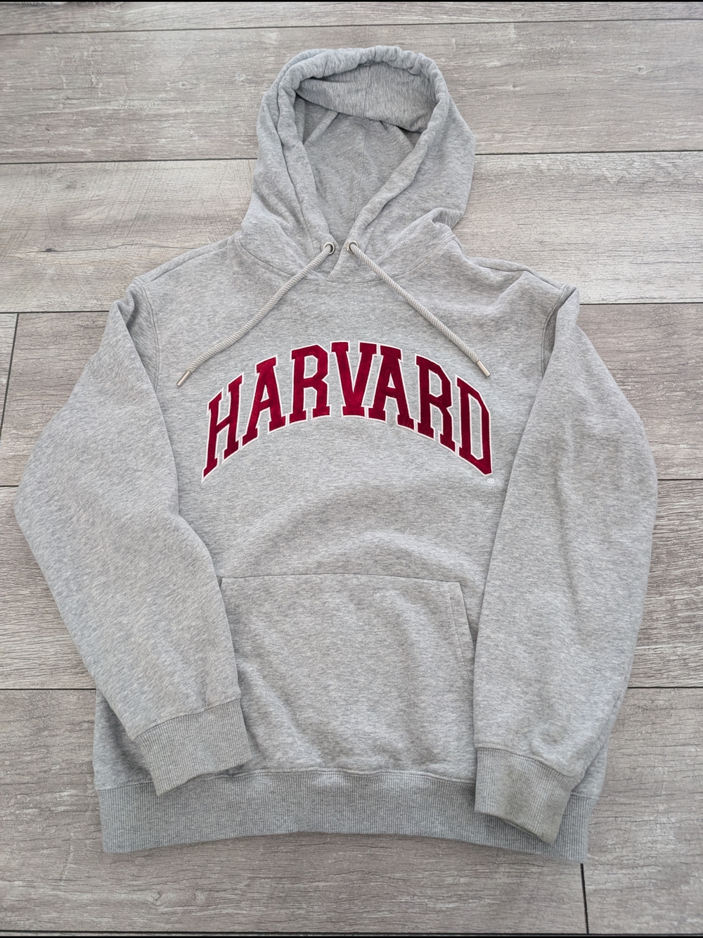 Grey Harvard Hoodie